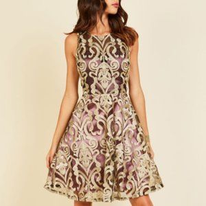 ModCloth Liza Luxe Experienced in Opulence Dress